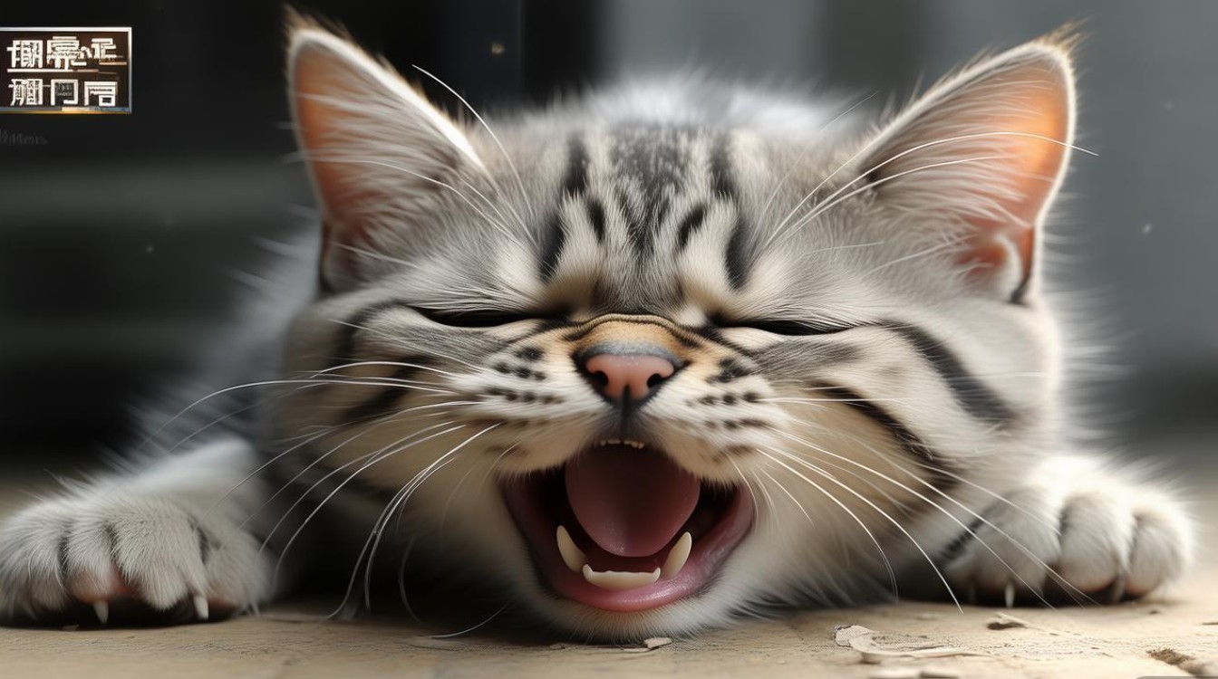 猫咪卡住气管了