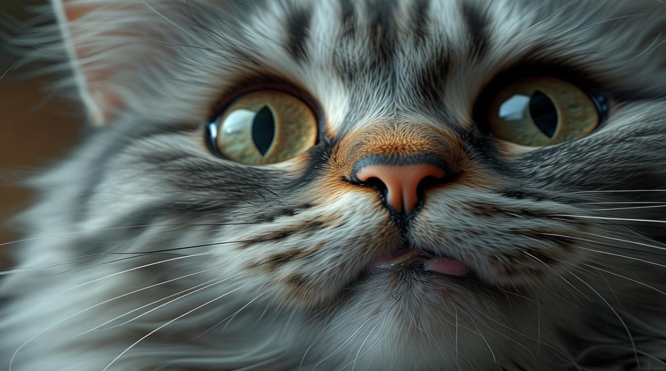 猫咪嘴巴边结痂