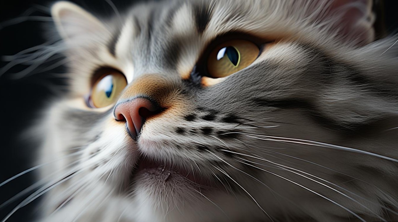 猫咪嘴巴边结痂