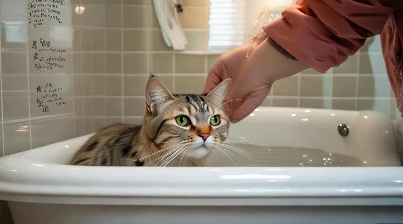 怎么驯服猫咪洗澡