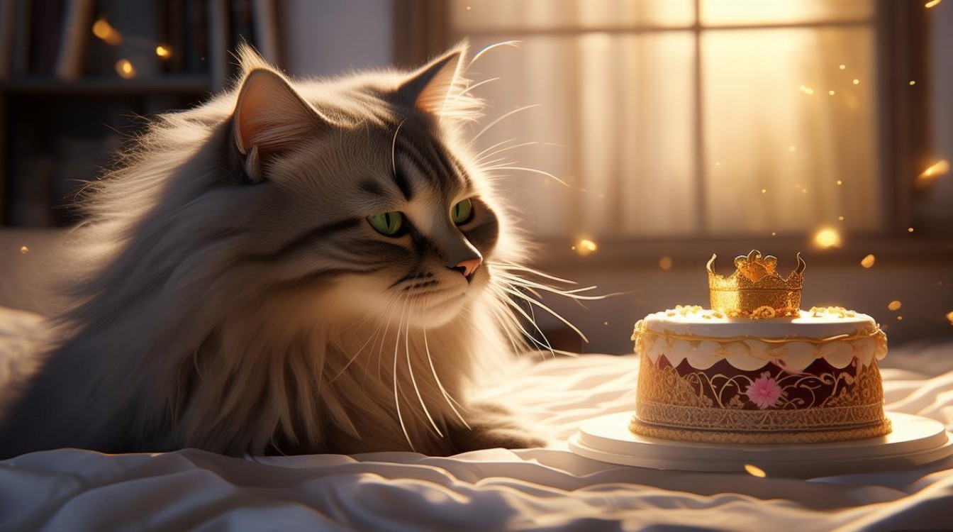梦到猫咪吃蛋糕