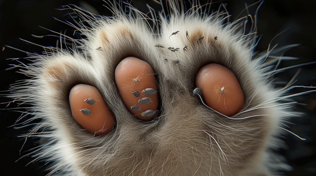 猫咪脚上有螨虫