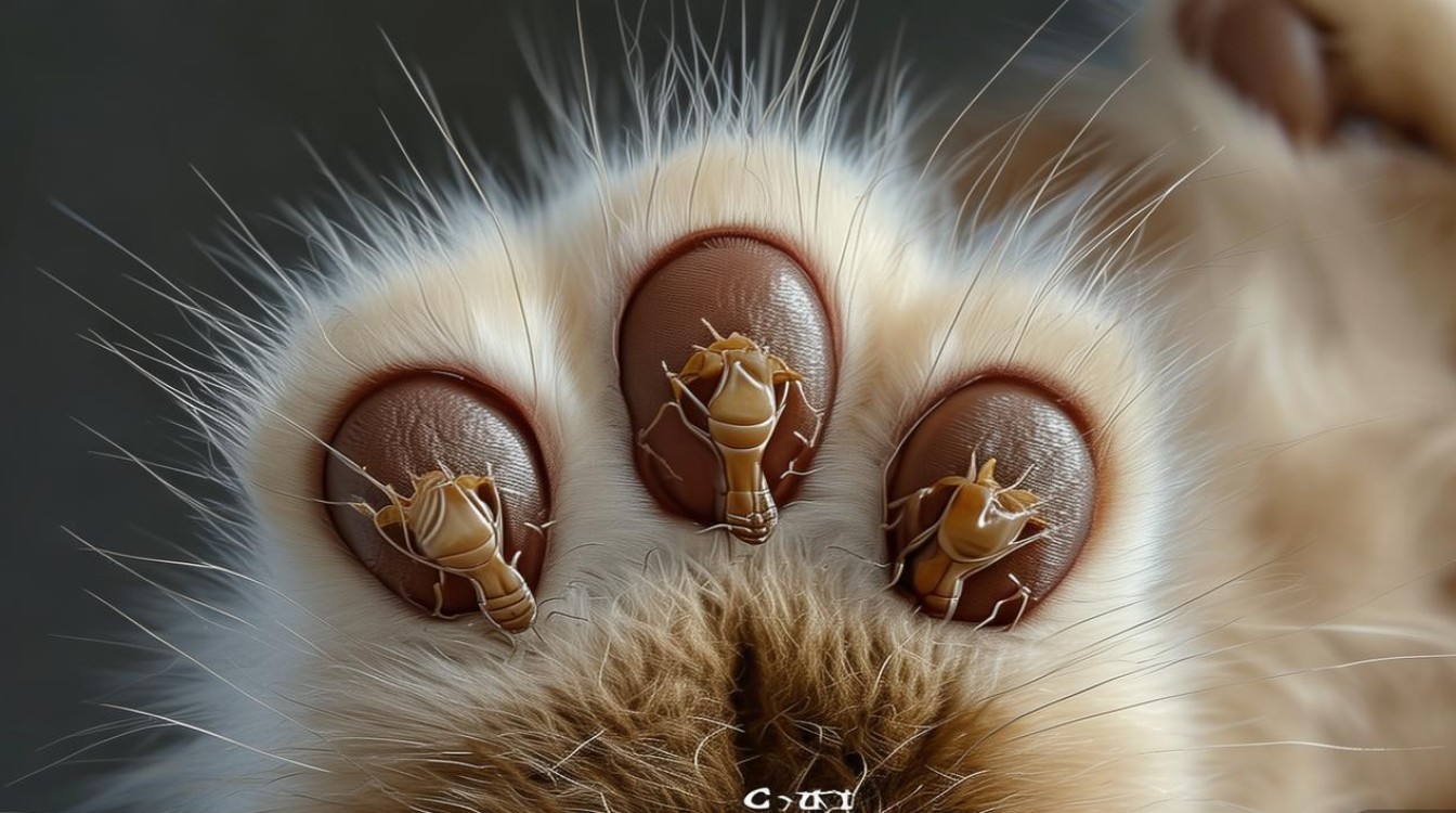 猫咪脚上有螨虫