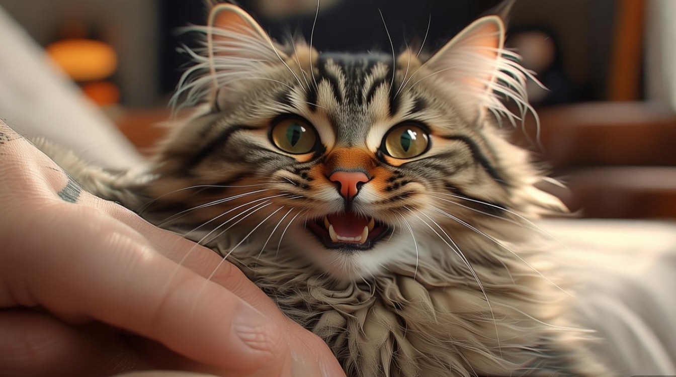 猫咪喜欢咬我手臂