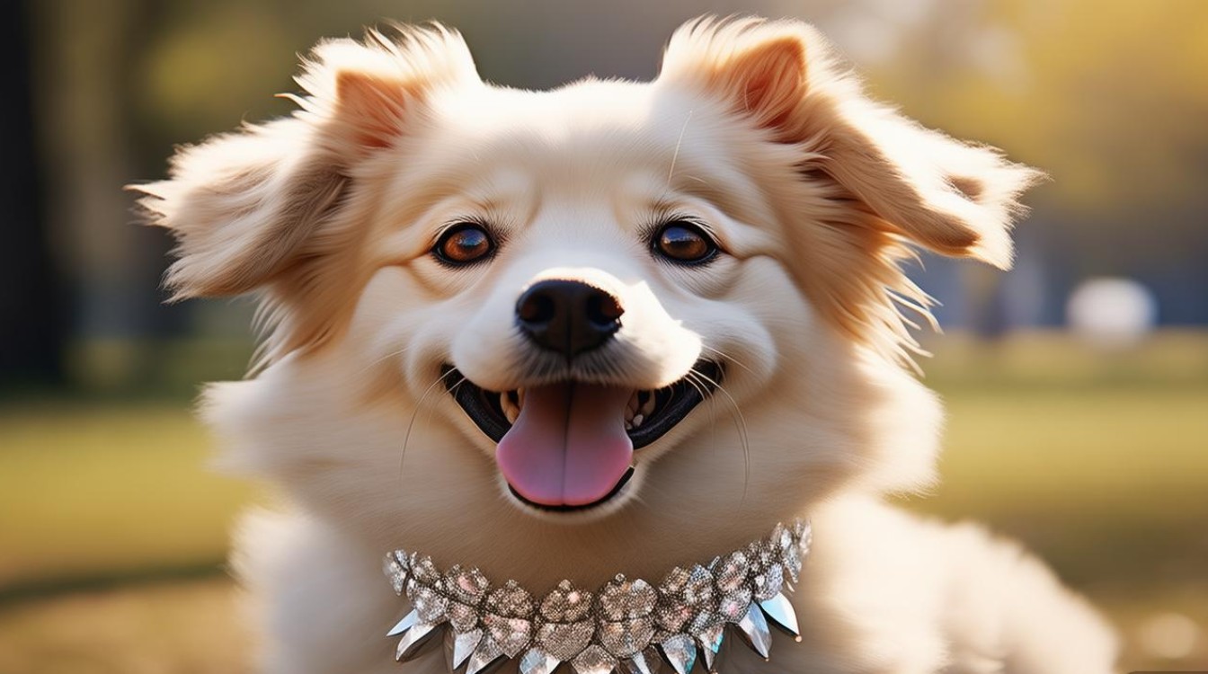 狗狗带水晶