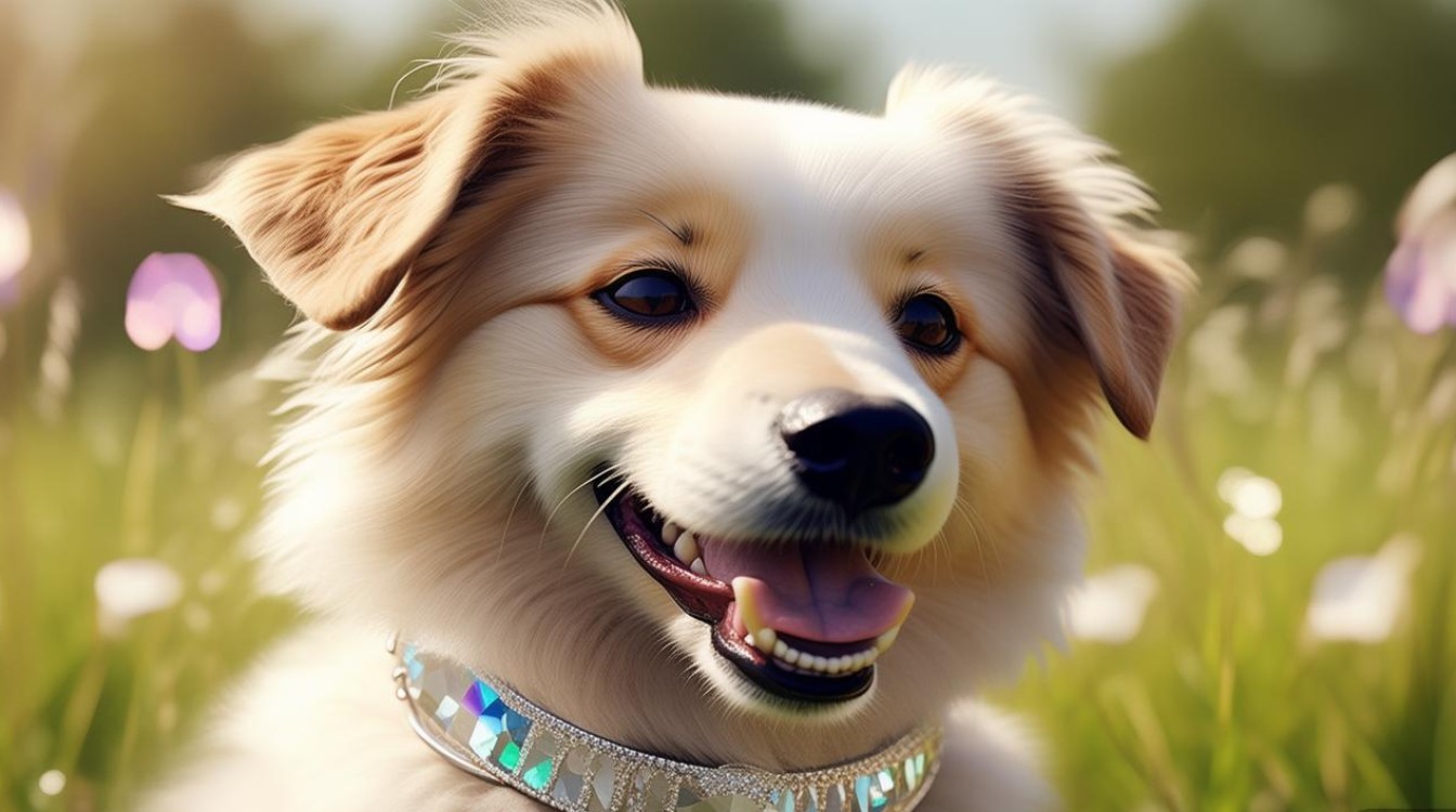 狗狗带水晶