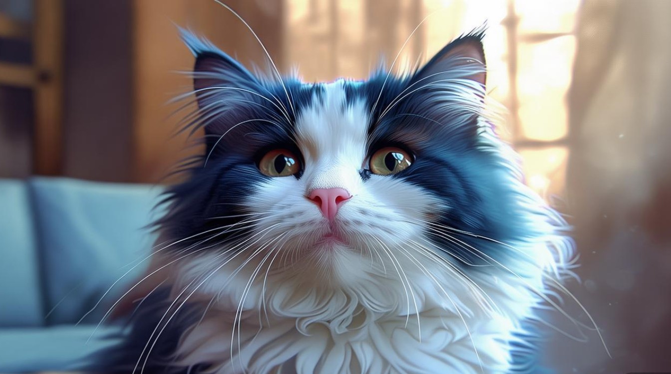 猫咪在打喷嚏