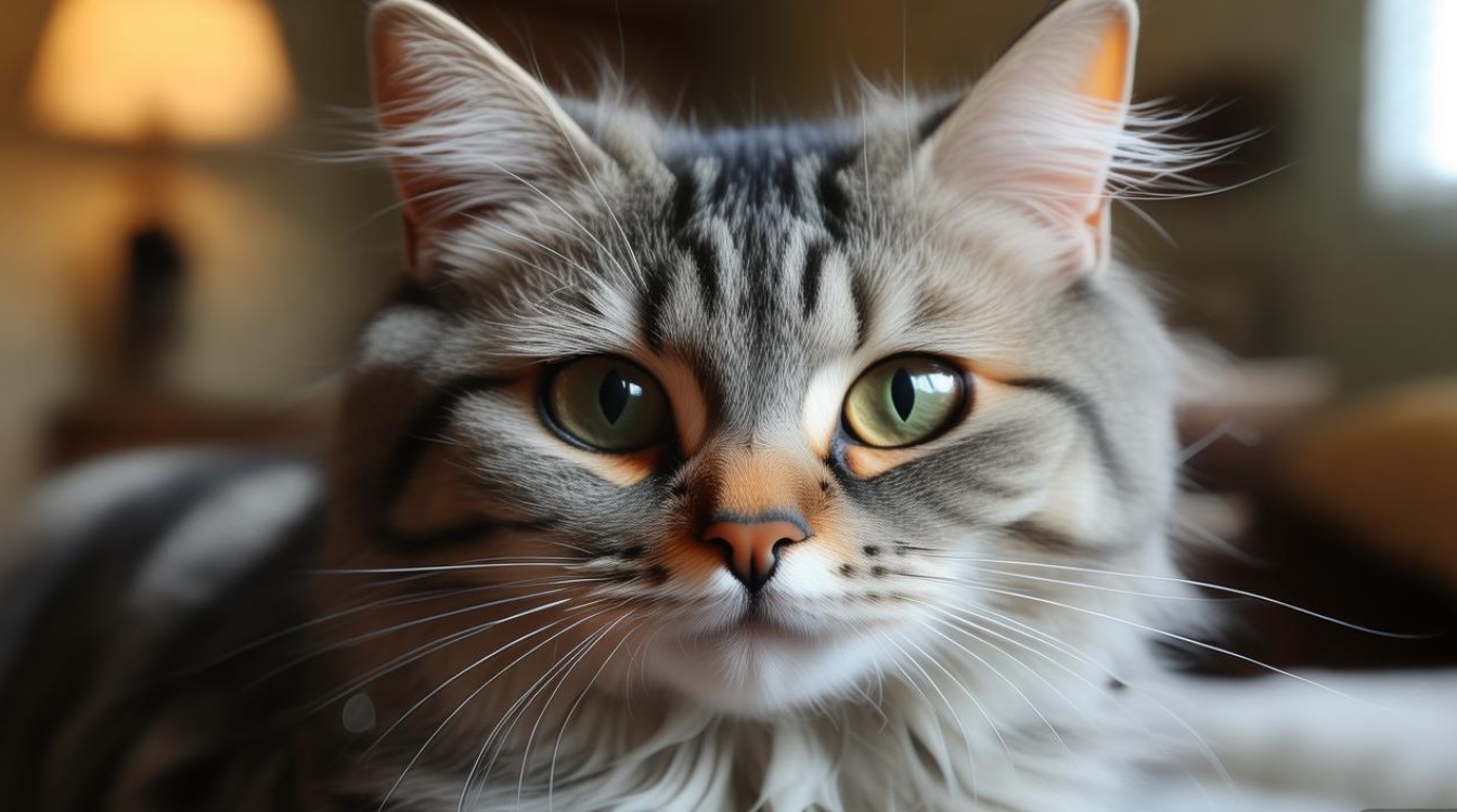 猫咪眼尾部破了