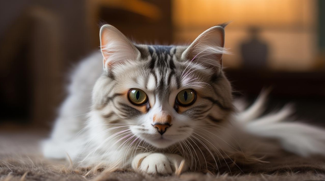 猫咪眼尾部破了