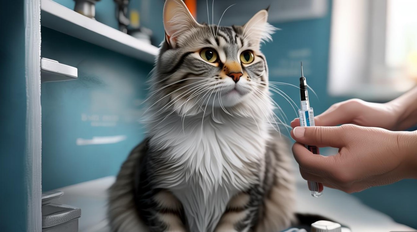 猫咪打针真实图片