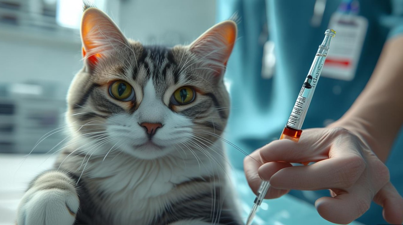 猫咪打针真实图片