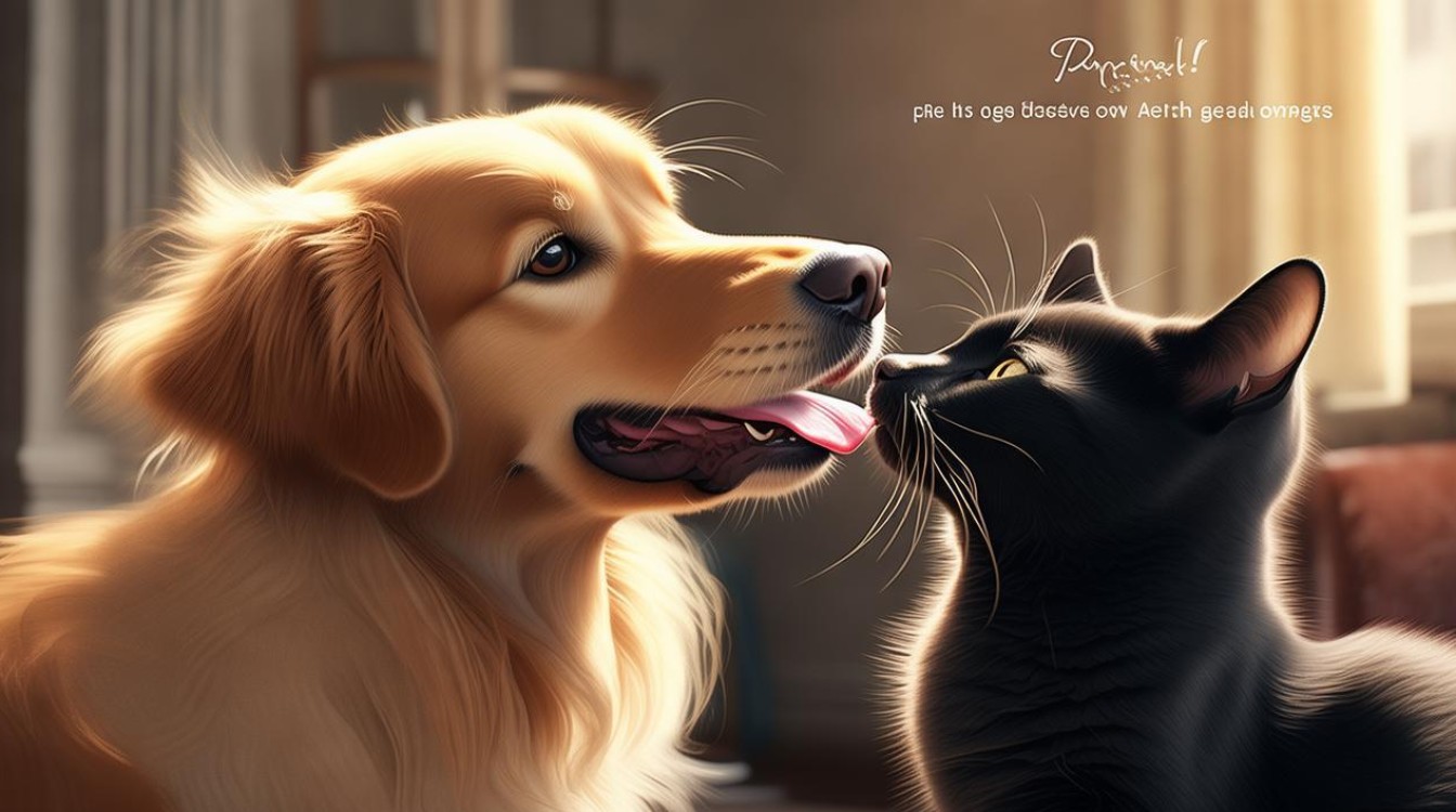 狗狗总是舔猫咪