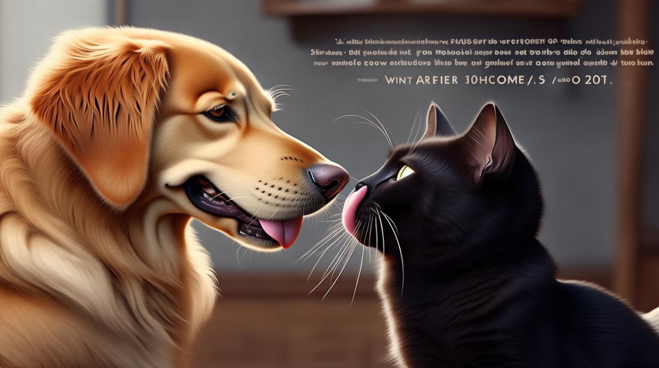 狗狗总是舔猫咪