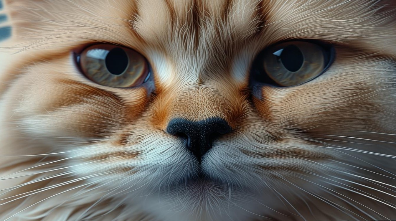 猫咪鼻头黑黑的