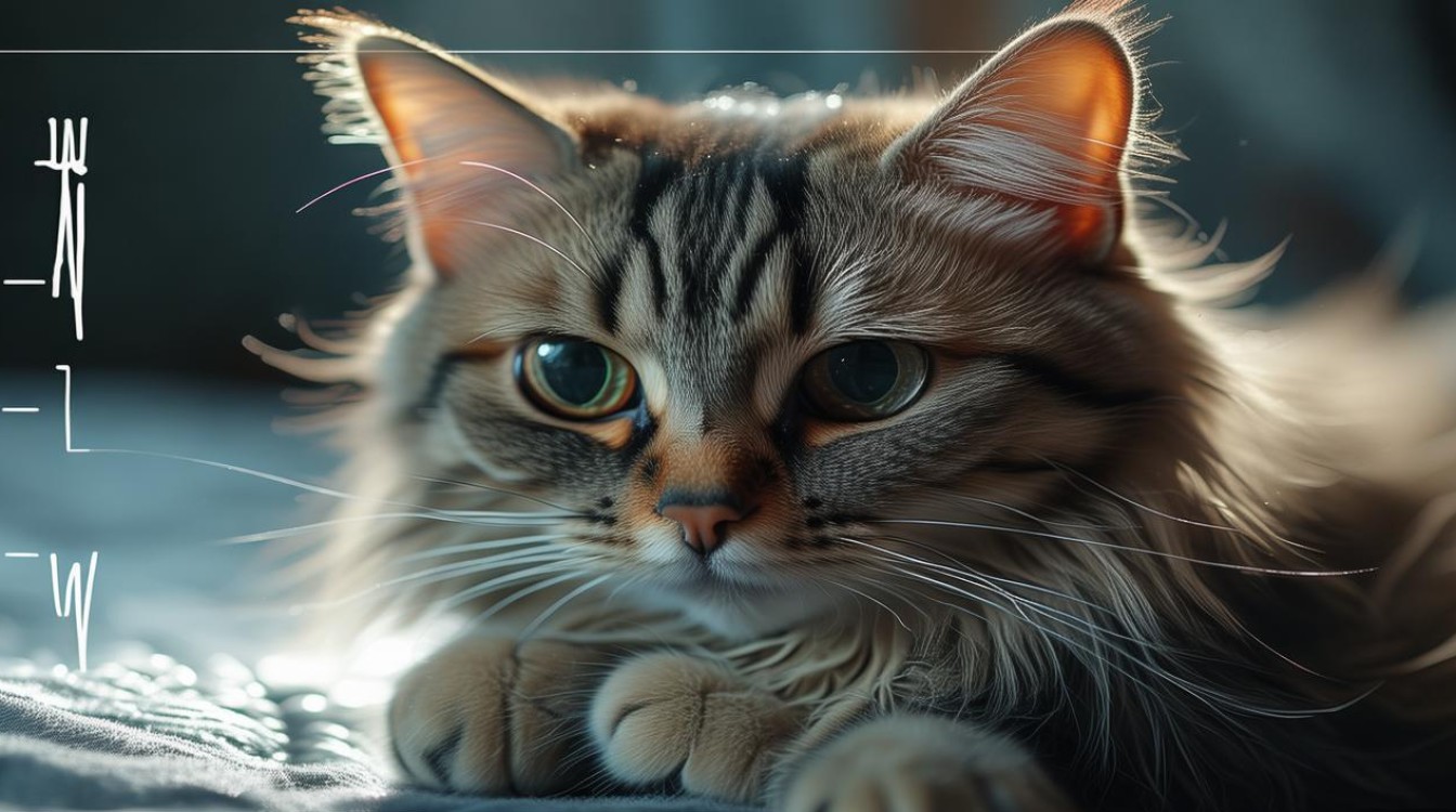 猫咪心跳有些慢