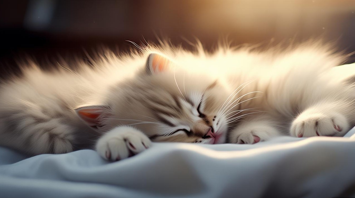 小猫咪犯困