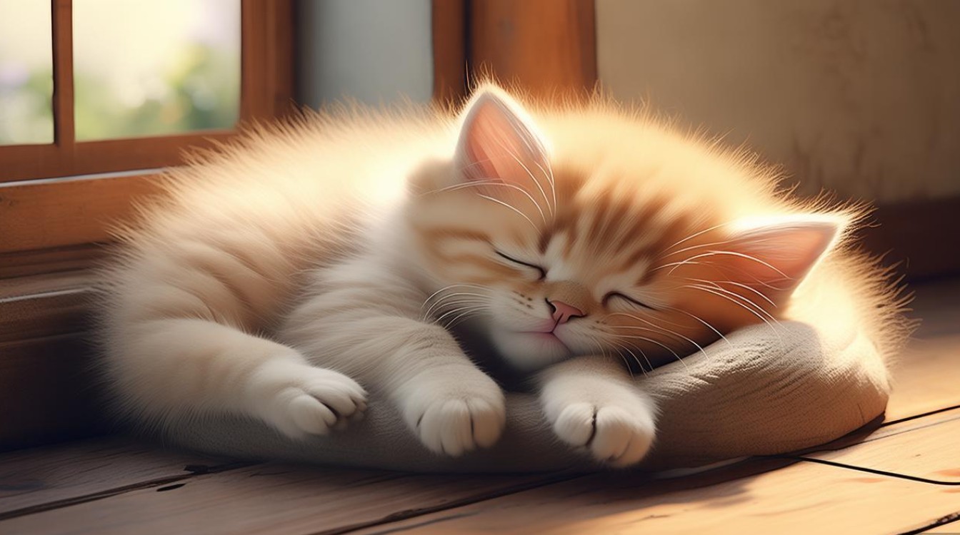 小猫咪犯困