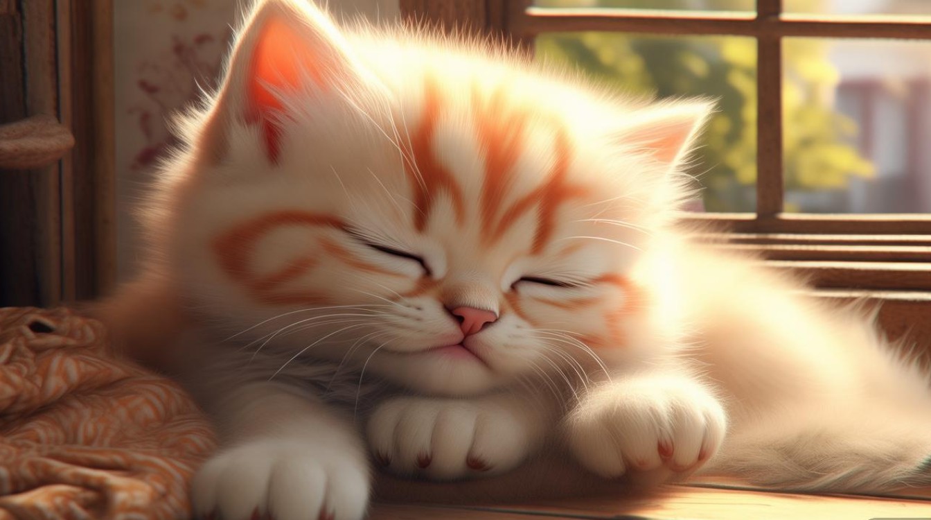 小猫咪犯困