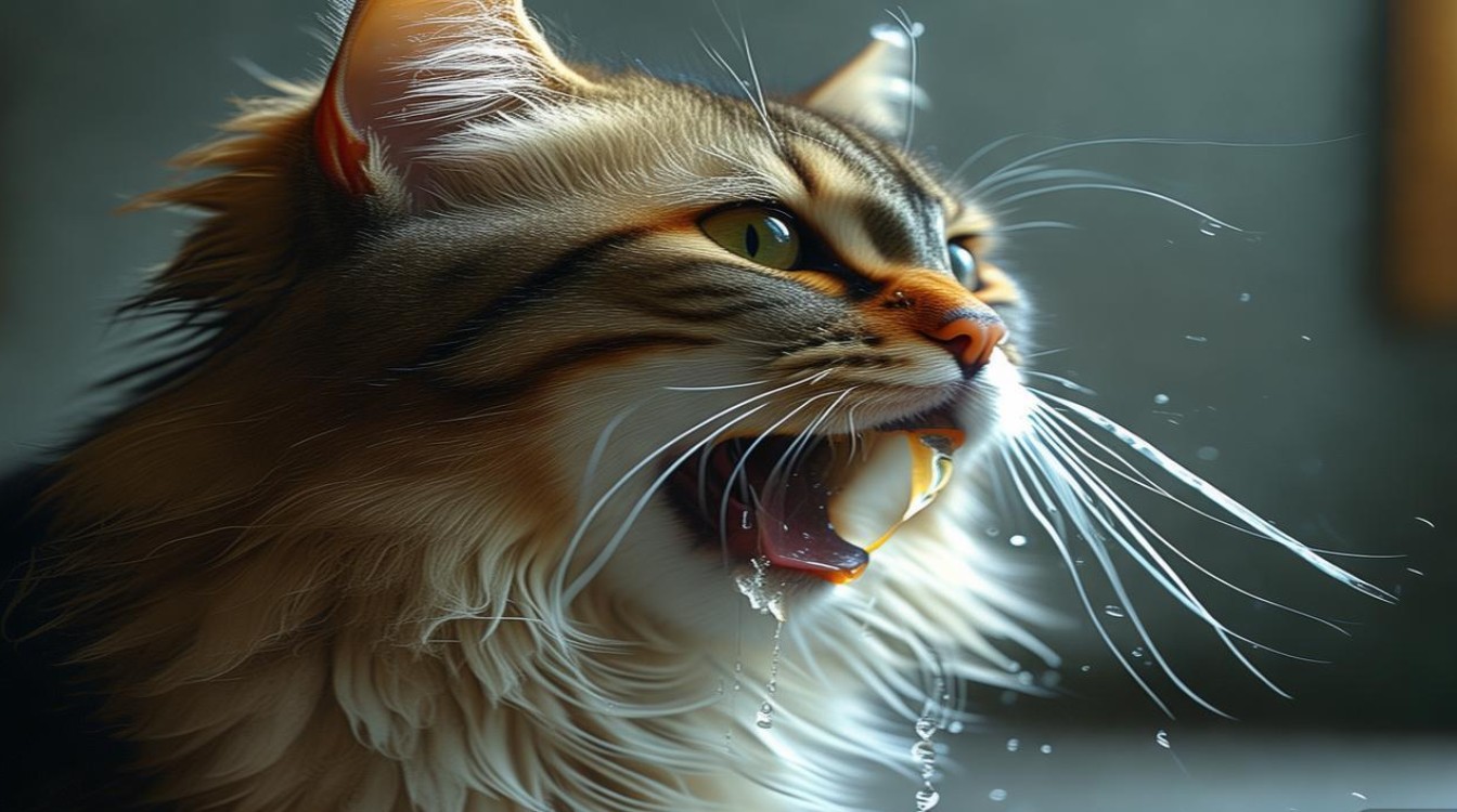猫咪嘴里流黏液