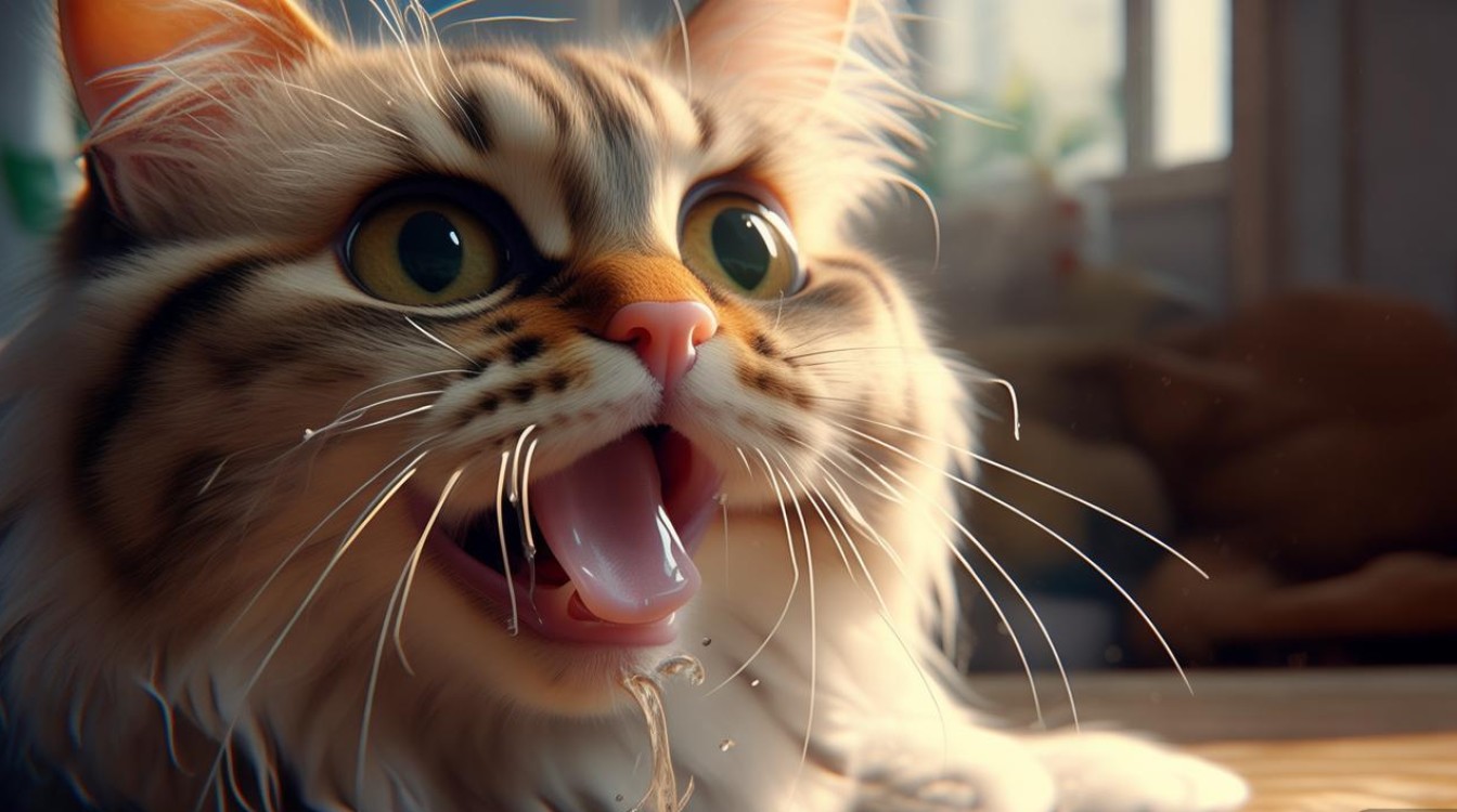 猫咪嘴里流黏液