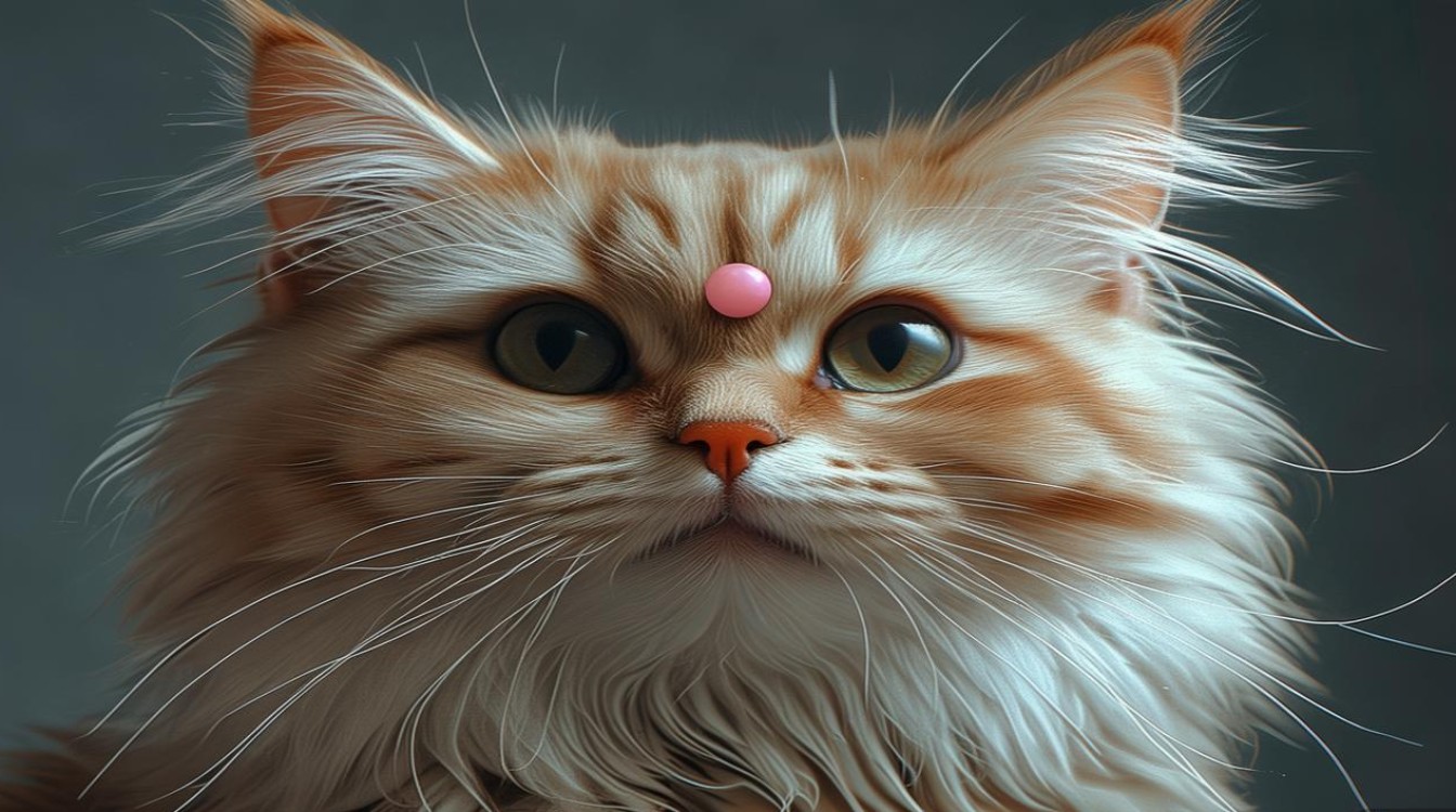 猫咪痘痘上长毛