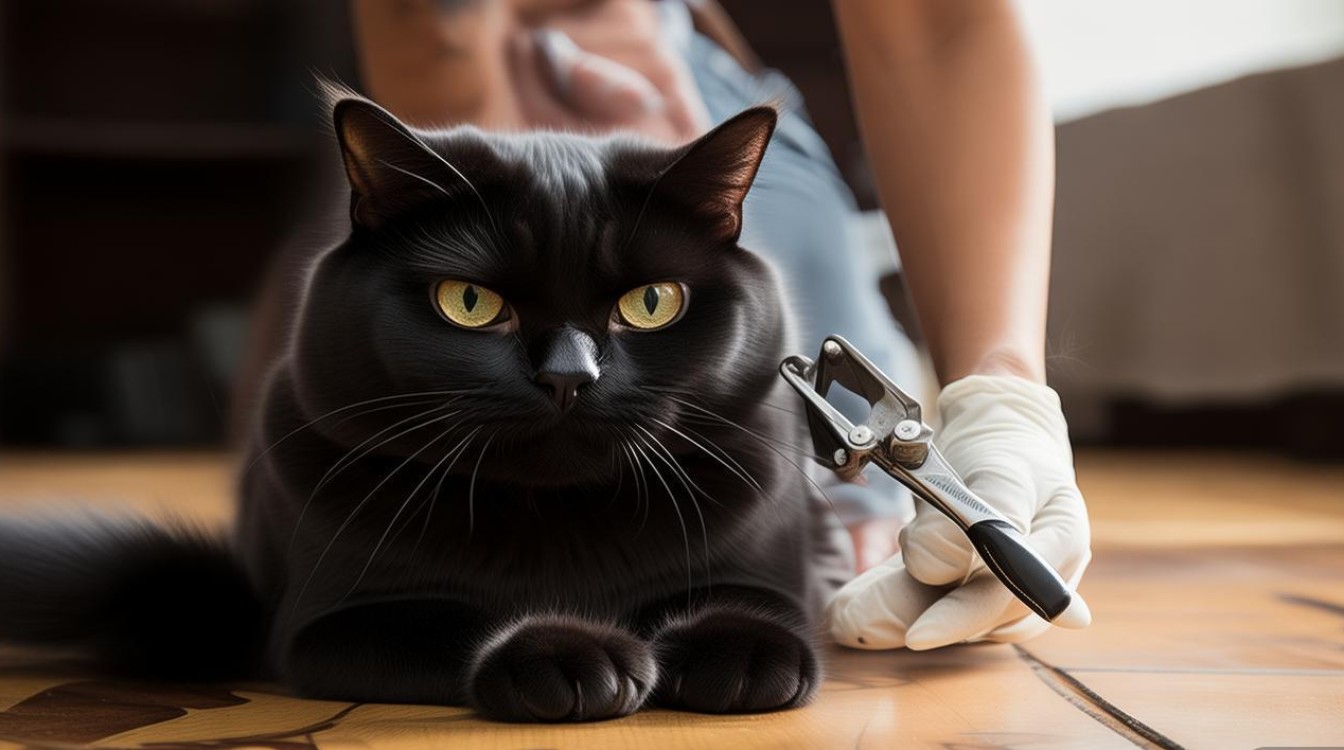 猫咪讨厌修爪子