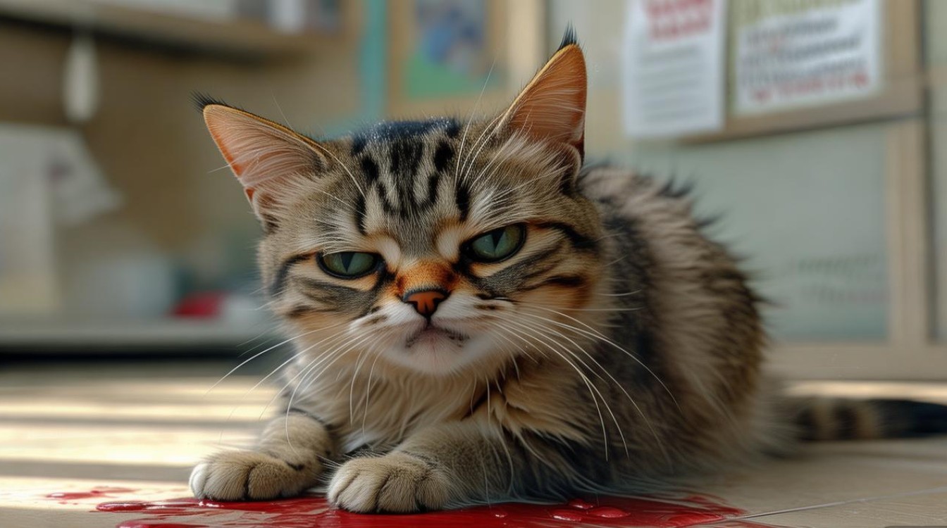 猫咪拉稀带血水
