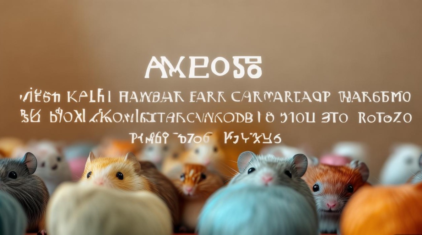 仓鼠种类共有多少种颜色