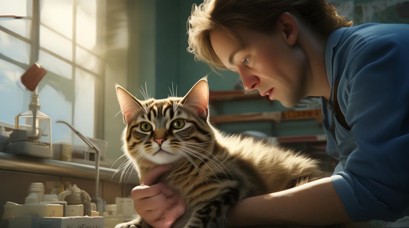 猫咪生小猫难产