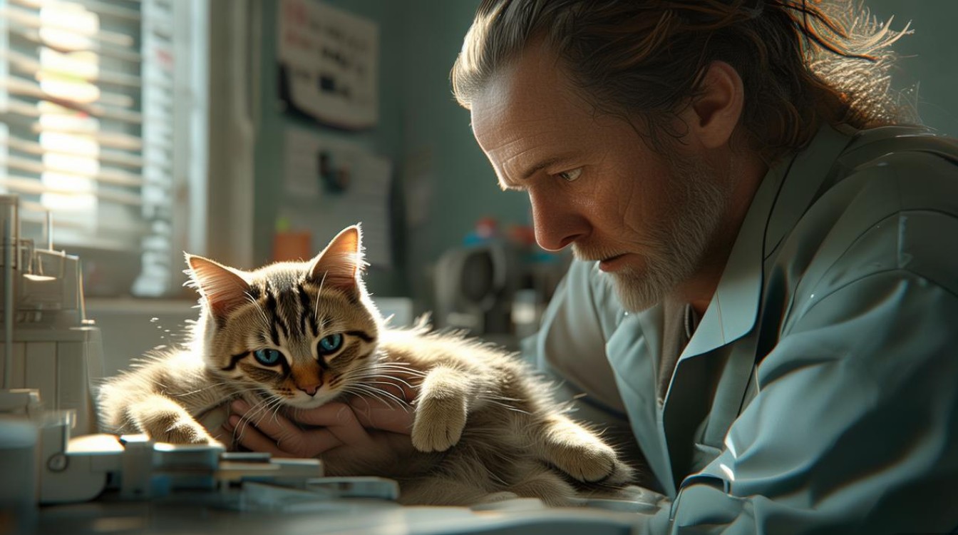 猫咪生小猫难产