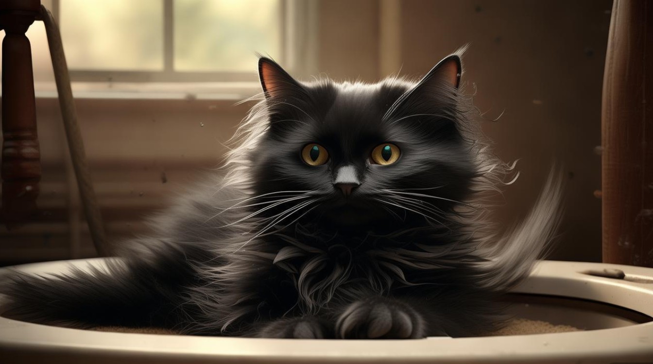 猫咪尿完打滚