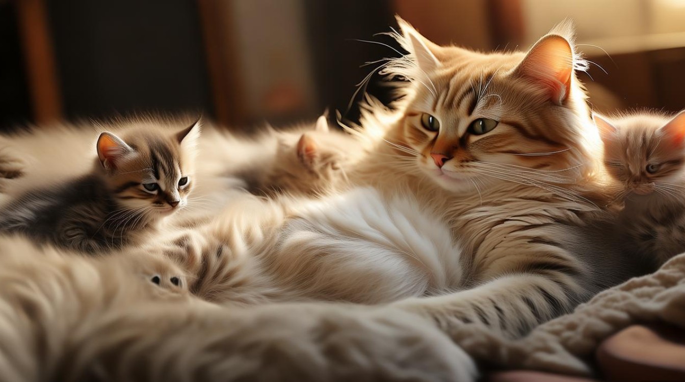 猫咪怀孕小猫方向