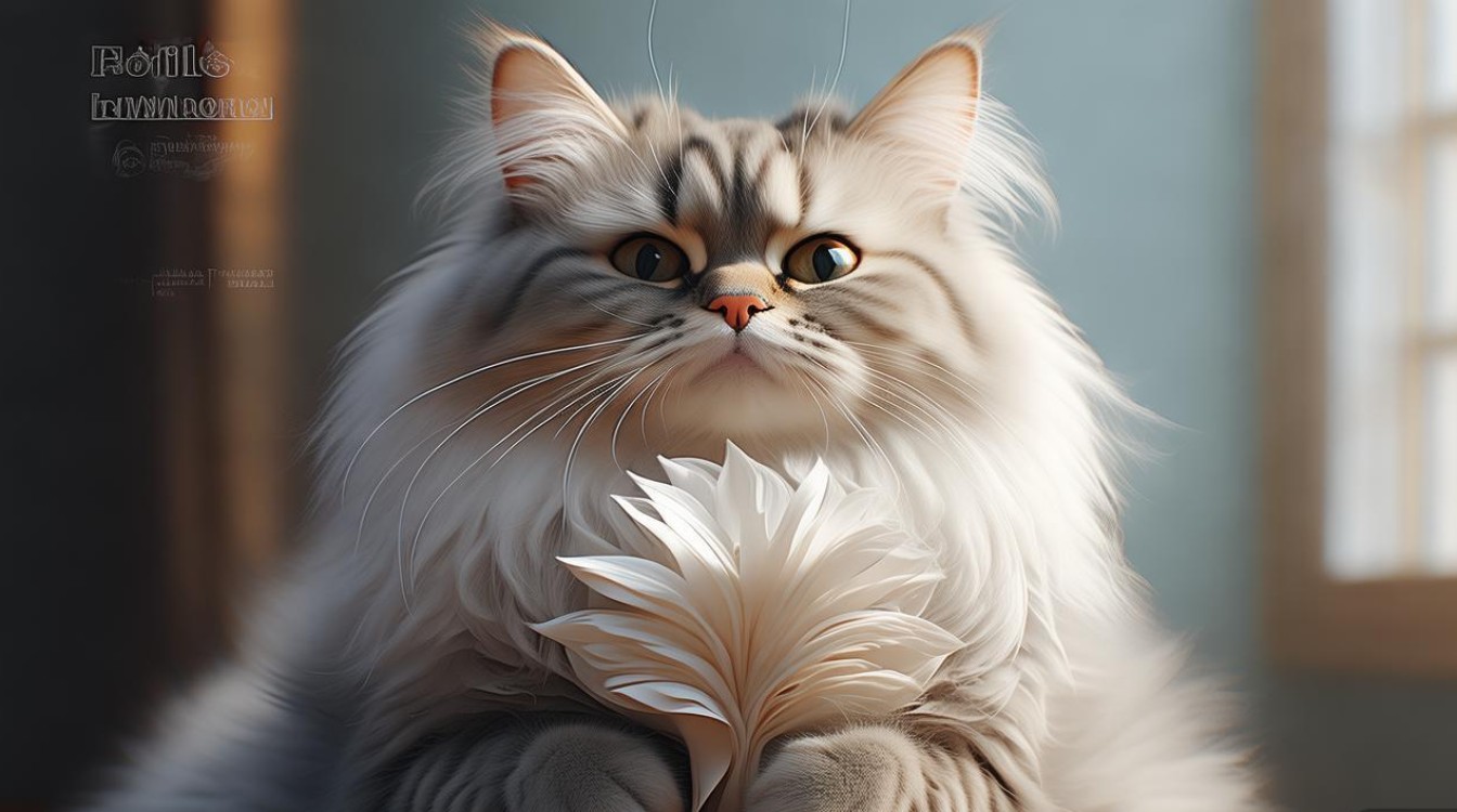 猫咪趴着爪子开花