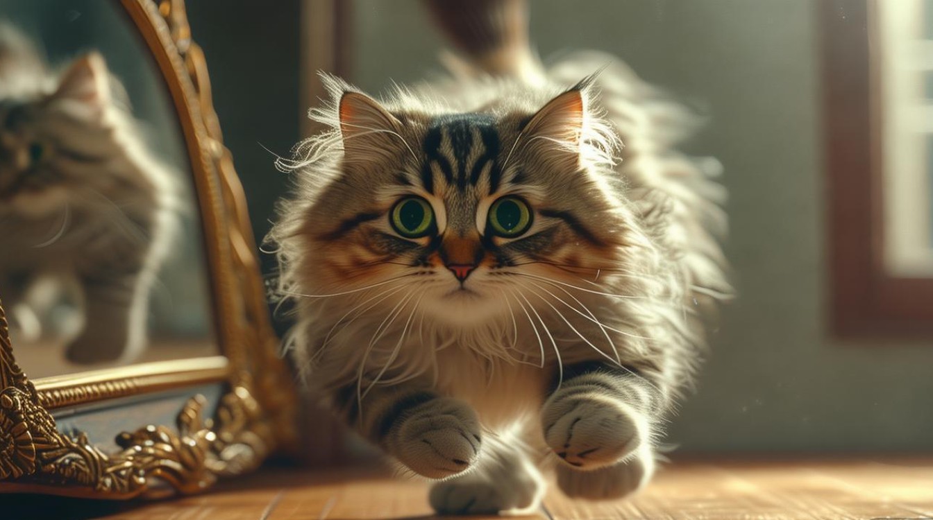 猫咪看见自己就跑
