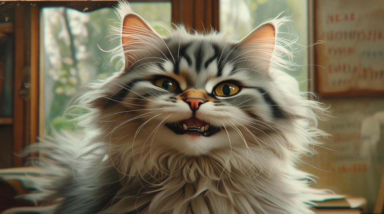 喜欢打架的猫咪