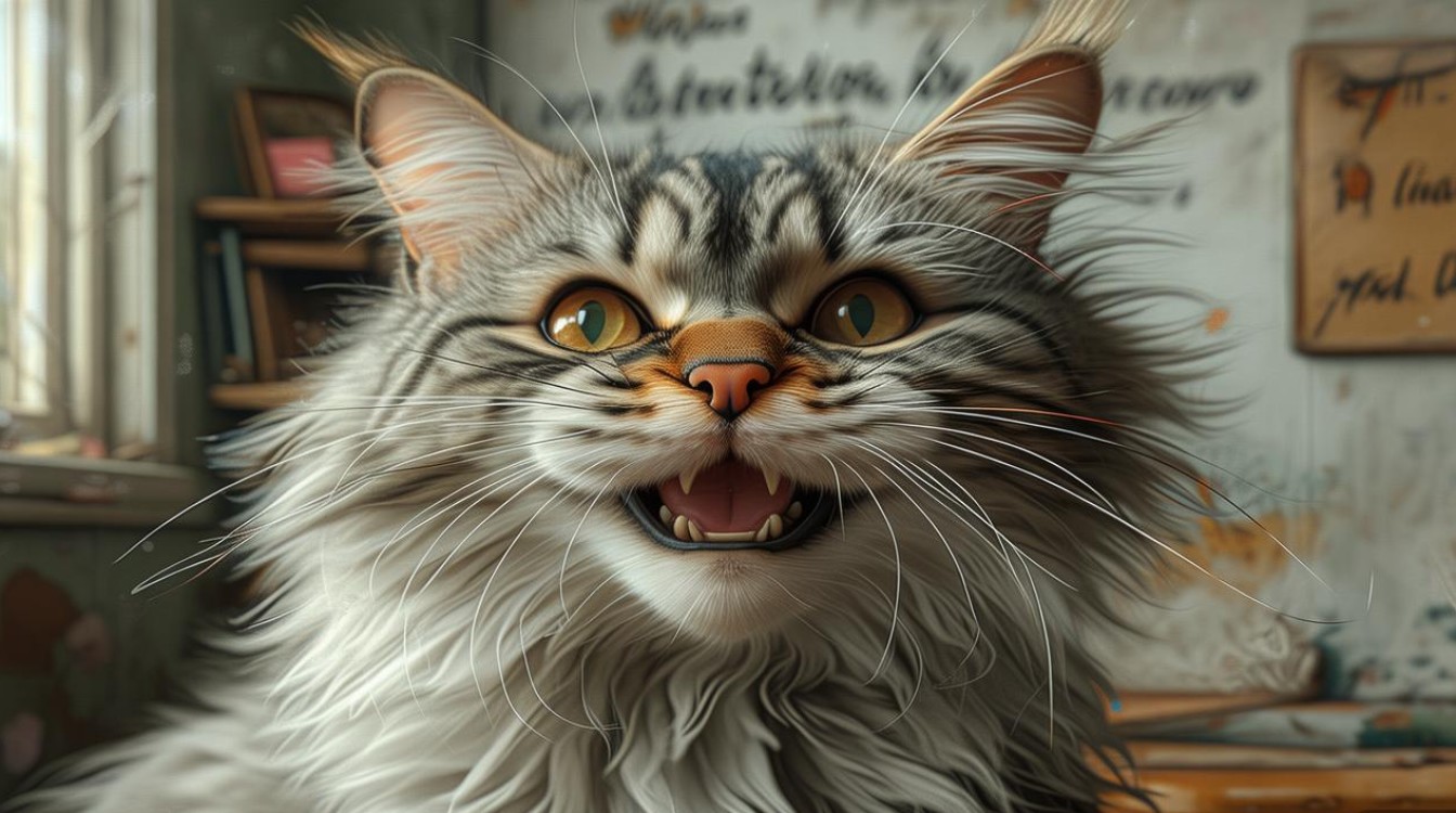 喜欢打架的猫咪