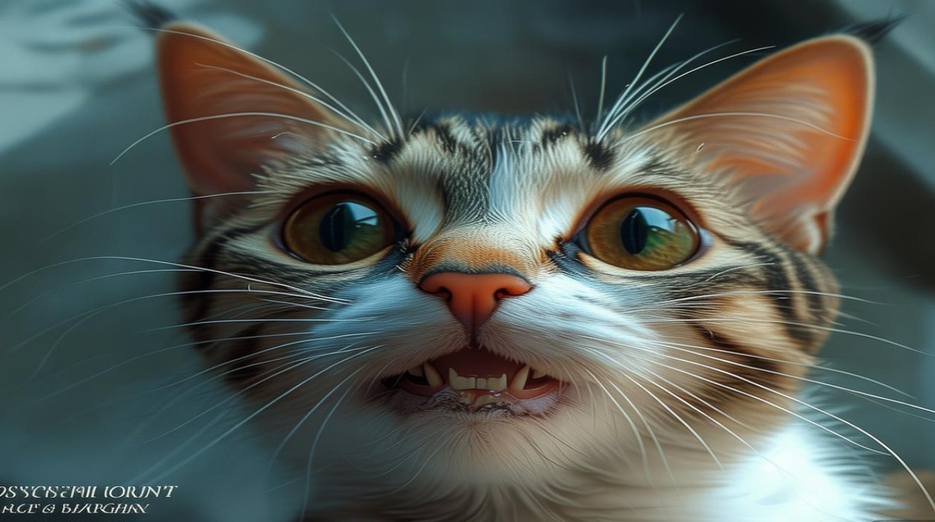 猫咪门牙都没了