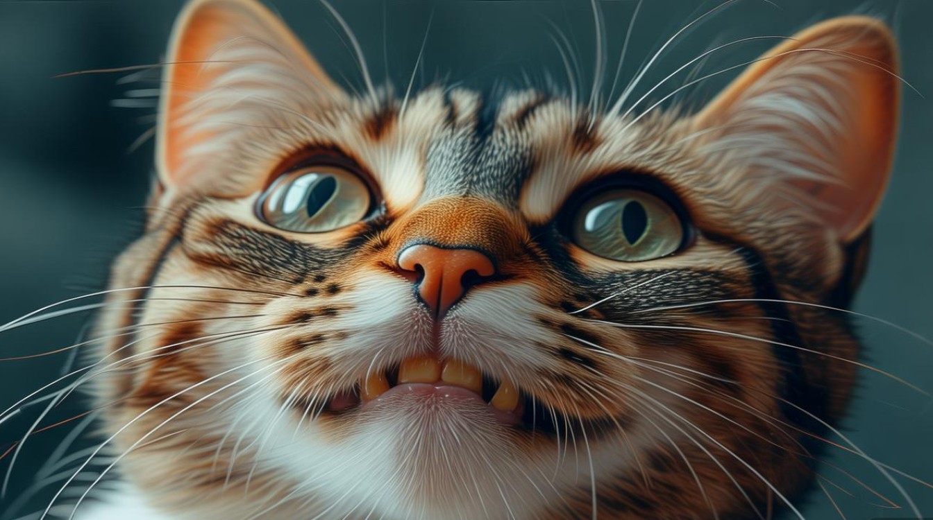 猫咪门牙都没了