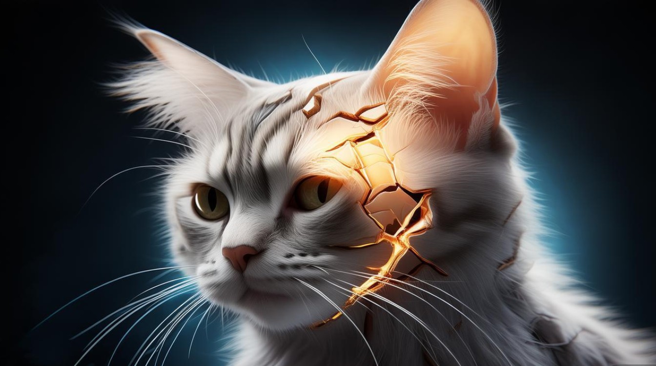 猫咪头部骨折了