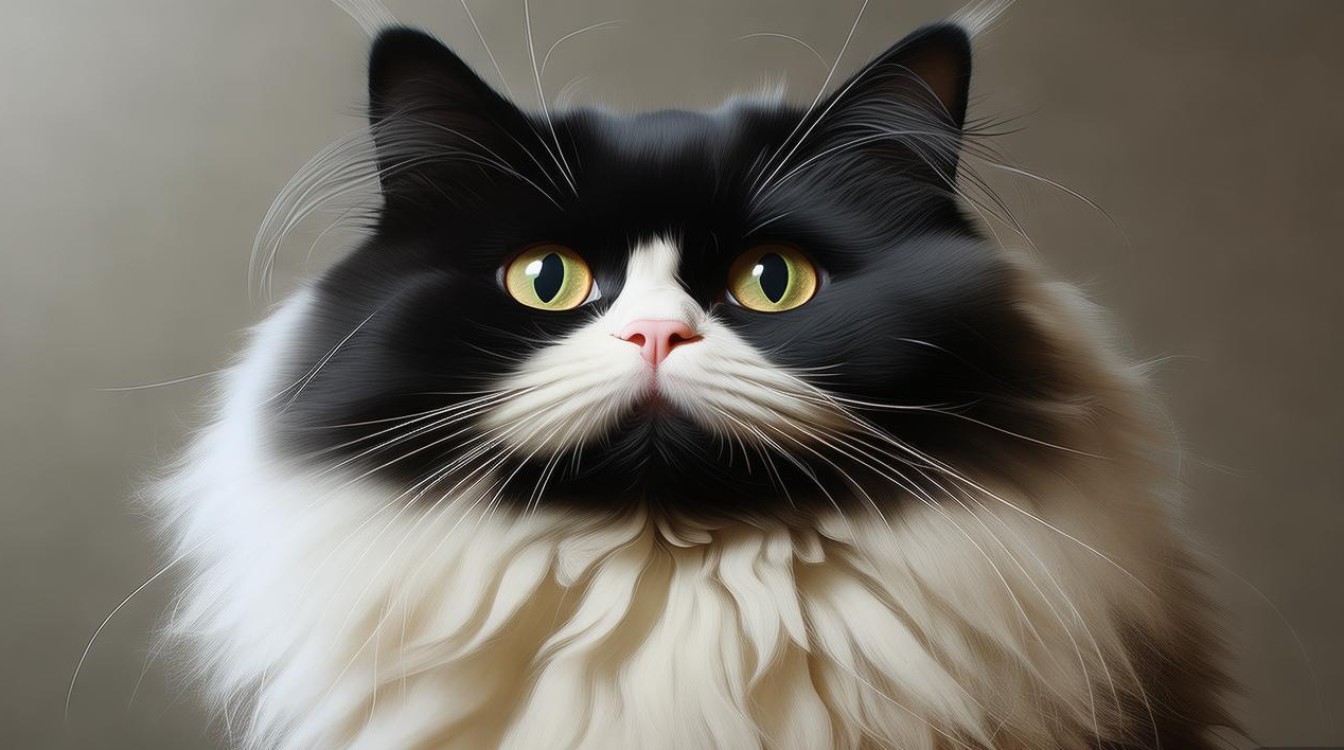 猫咪挤黑下巴