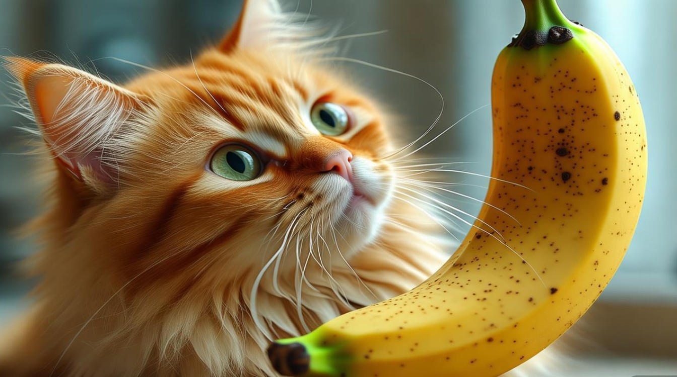 猫咪闻香蕉味