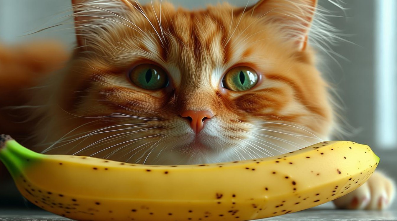 猫咪闻香蕉味