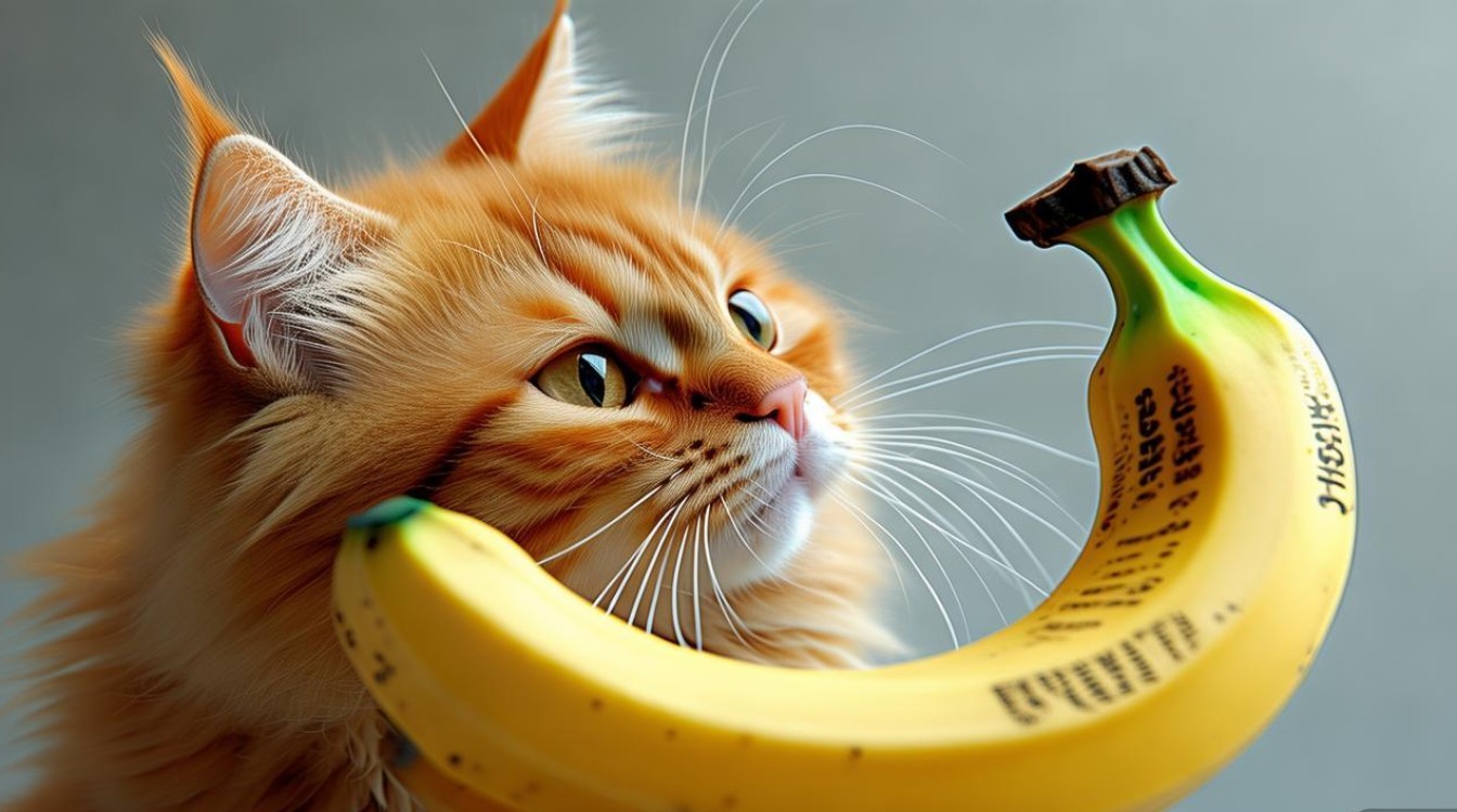 猫咪闻香蕉味