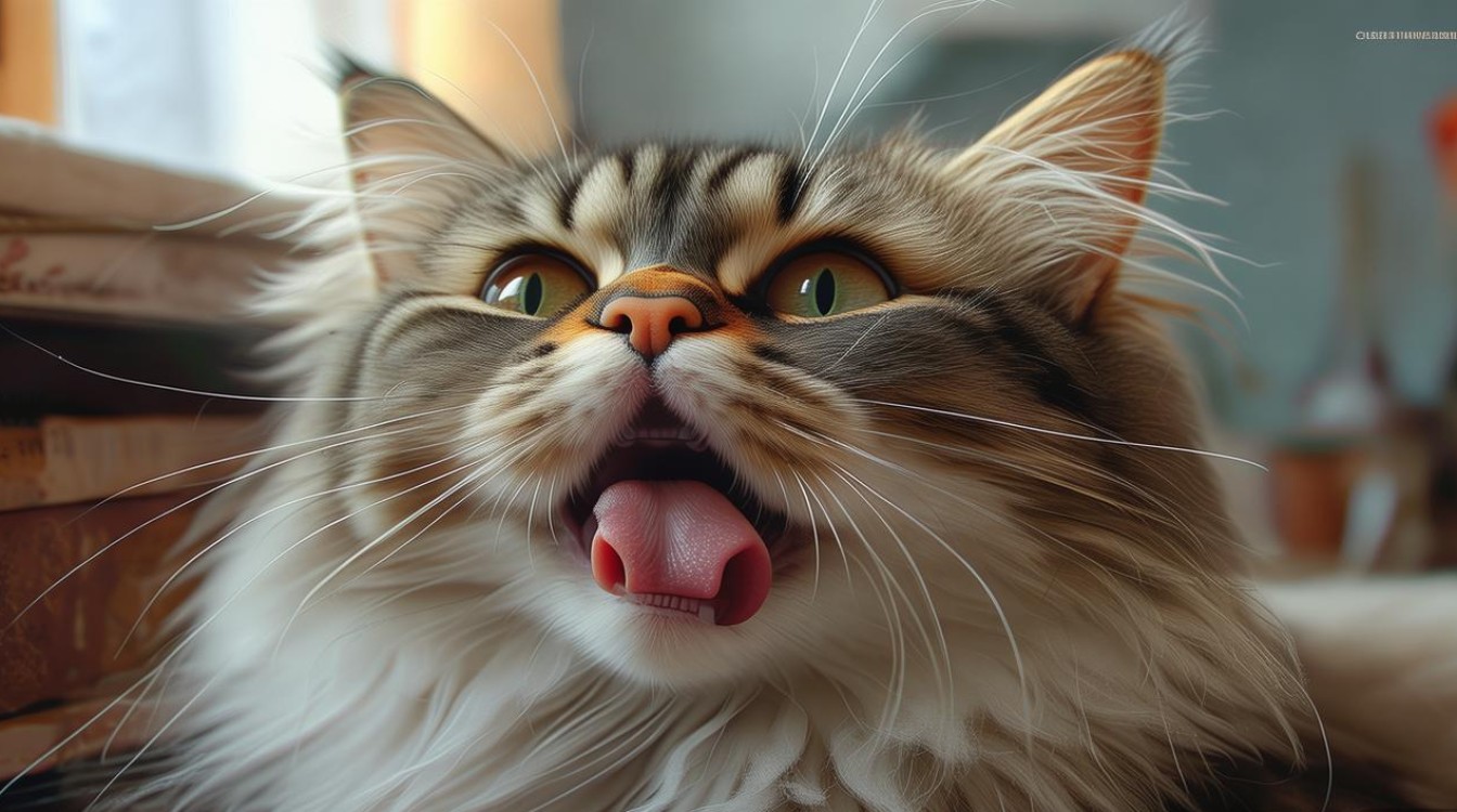 猫咪咬舌头咳嗽