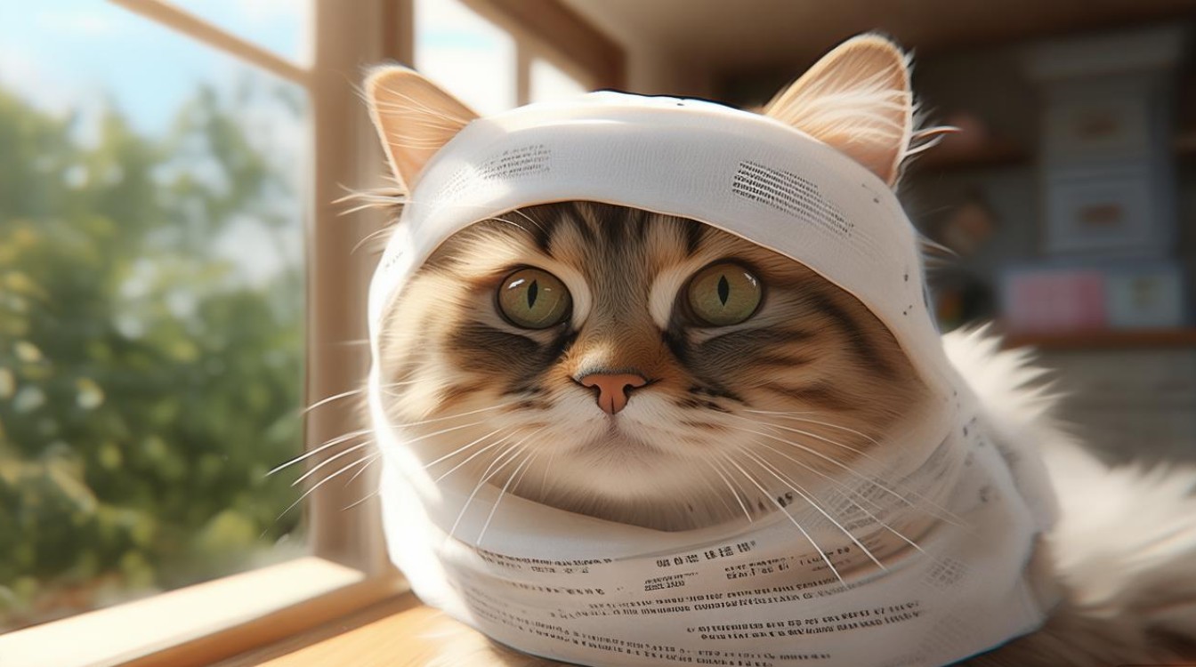 猫咪包扎怎么透气