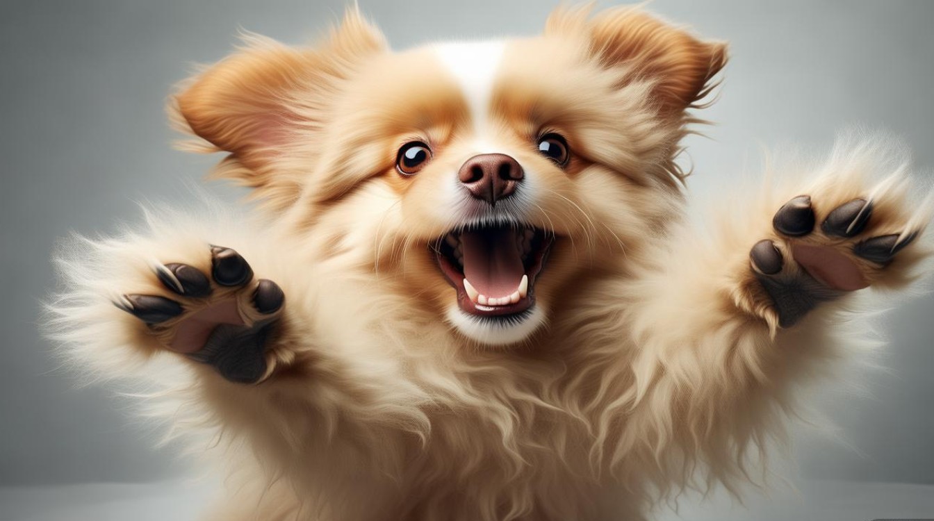 狗狗蹬爪子