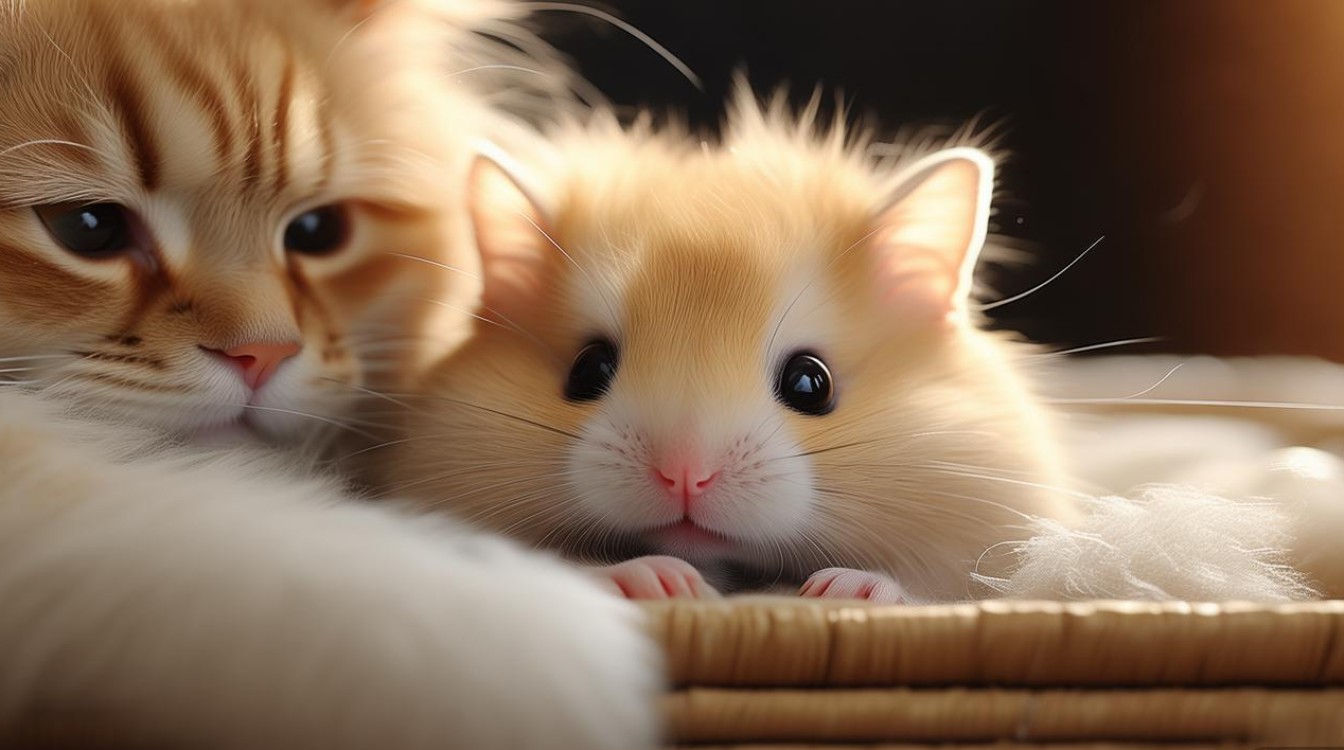 仓鼠被猫咬没伤口