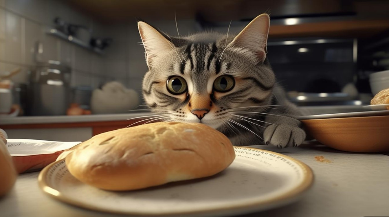 猫咪偷吃 饿 馋