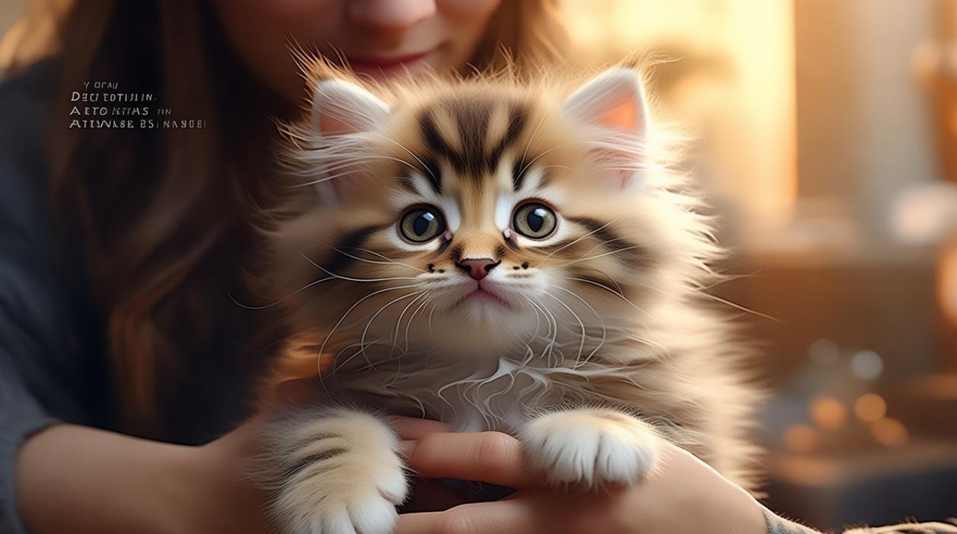 猫咪从小经常抱