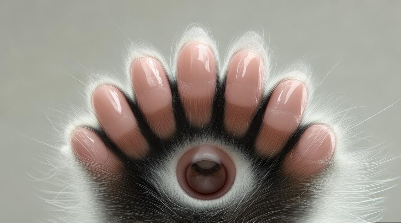 猫咪指甲撇了